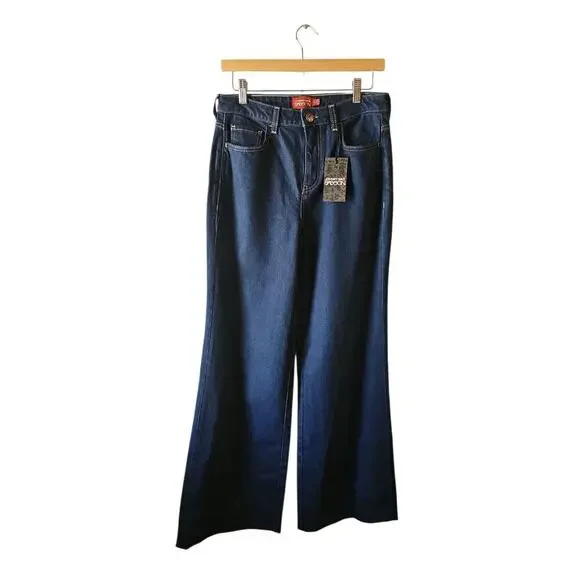 Johnny Was Sasson collaberation LUMIERE WIDE LEG JEAN sz 27 new with tags $198 - Picture 6 of 12